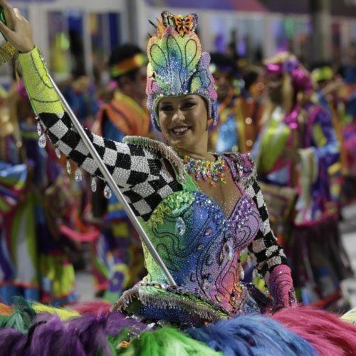 Desfile da Mocidade – Foto: Guito Moreto / Agência O GLOBO