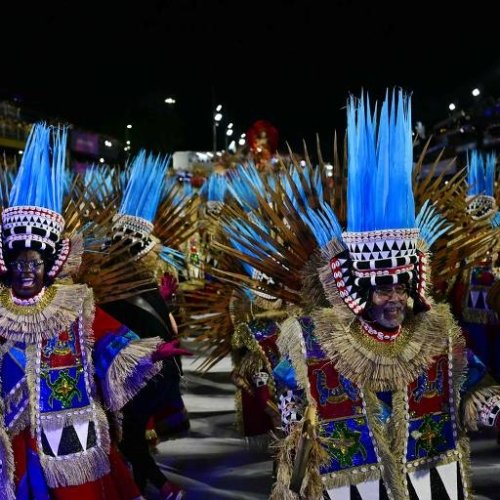 Portela aborda a cultura negra no Rio Grande do Sul em desfile na Sapucaí – Pablo Porciuncula/AFP
