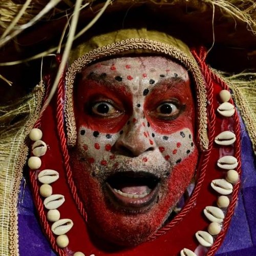 Portela aborda a cultura negra no Rio Grande do Sul em desfile na Sapucaí – Pablo Porciuncula/AFP